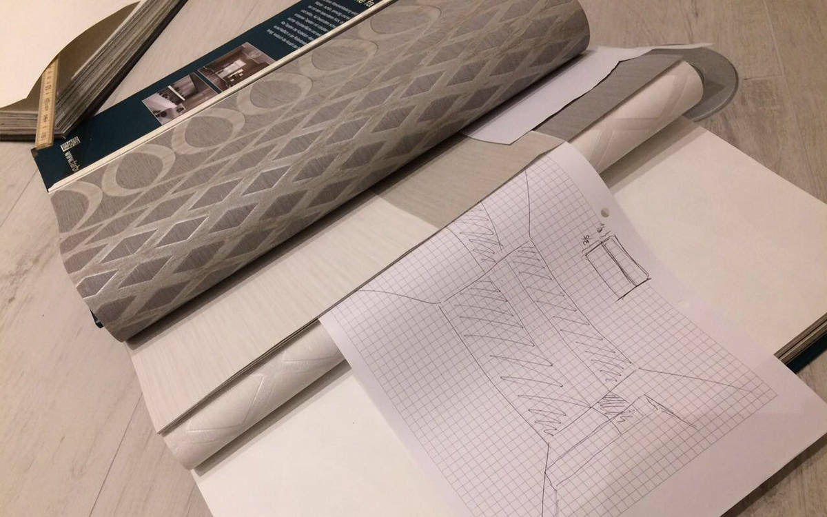 Tapezierarbeiten durch Malermeister Fischer